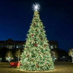 4' Icicle Burst LED Tree Topper -Twinkly Trees Shop icicle burst tree topper 1