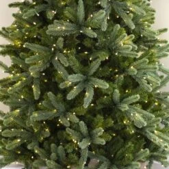 9' Indoor LED Norway Spruce Slimline Christmas Tree - Warm White -Twinkly Trees Shop img 0094