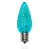 C9 SMD LED Retrofit Bulb - Teal - Minleon - Bag Of 25