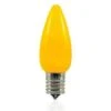 C9 SMD LED Retrofit Bulbs - Frosted Smooth - Yellow - Pro Christmas™ - Bag Of 25