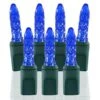 70 Light M5 Blue LED Christmas Lights