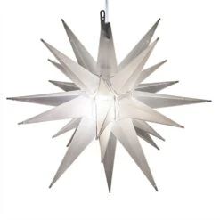 14" Moravian Star, Clear Frost
