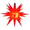 14" Moravian Star, Red
