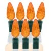 70 Light Amber/Orange C6 LED Christmas Lights