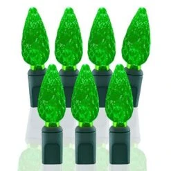 70 Light Green C6 LED Christmas Lights
