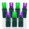 70 Light Purple & Lime Green 5 Mm Wide Angle Conical LED Lights