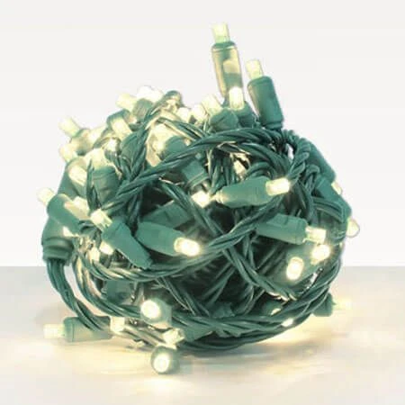 50 Light 2800K Standard Warm White 5 Mm Wide Angle Conical LED Christmas Lights - Balled 1 50 Light 2800K Standard Warm White 5 Mm Wide Angle Conical LED Christmas Lights - Balled