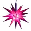 14" Moravian Star, Purple