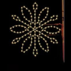 6' Spiral Snowflake