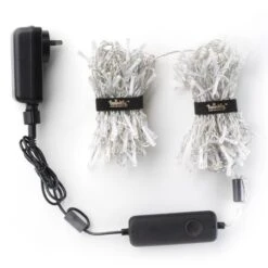 Twinkly RGB - Icicle Lights - 190L, 4" Sp, Wifi - Transparent Wire -Twinkly Trees Shop rgb twkice 190 tr 1