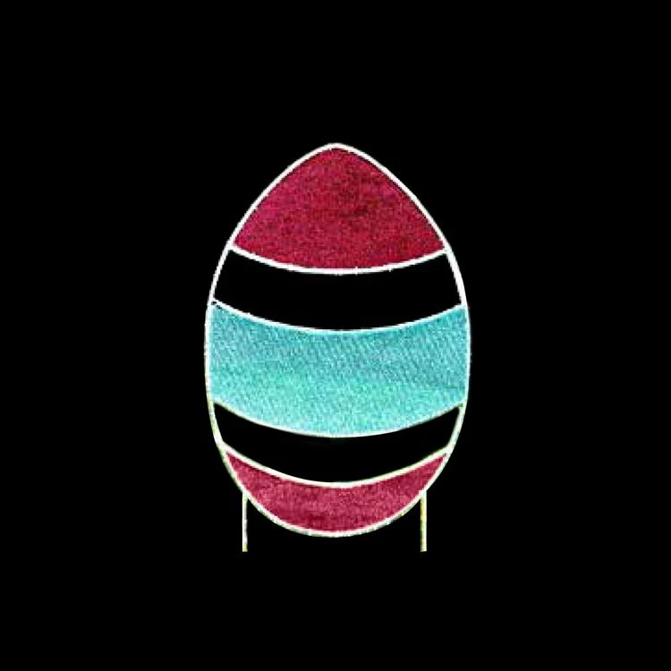 Turquoise And Magenta Glitter Mesh Easter Egg With Pink Rope Light 1 Turquoise And Magenta Glitter Mesh Easter Egg With Pink Rope Light