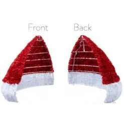 9' 3D Giant Santa Hat -Twinkly Trees Shop santa hat halves