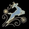 Leaping Reindeer 12' W X 12' T, 408 Bulbs, LED