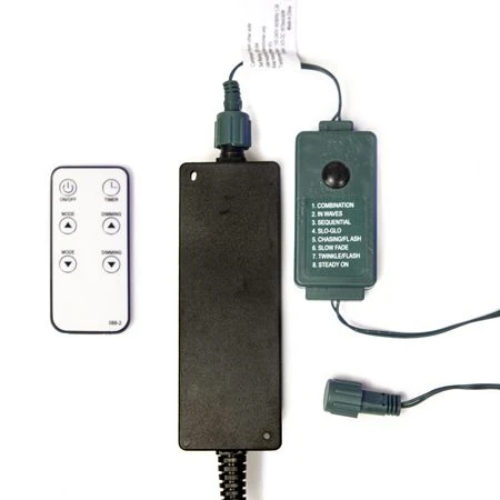 LED Cluster Light Set - 8 Function Memory Controller With Remote - 3 Sets Of 500 Bulbs - Cool Mint 2 LED Cluster Light Set - 8 Function Memory Controller With Remote - 3 Sets Of 500 Bulbs - Cool Mint - Image 2