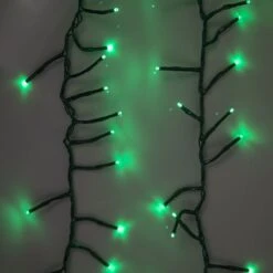 LED Cluster Light Set - 8 Function Memory Controller With Remote - 3 Sets Of 500 Bulbs - Green -Twinkly Trees Shop sl clu 500x3 8fc g 3 2