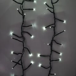 LED Cluster Light Set - 8 Function Memory Controller With Remote - 500 Bulbs - Cool Mint -Twinkly Trees Shop sl clu 500x3 8fc pw 3