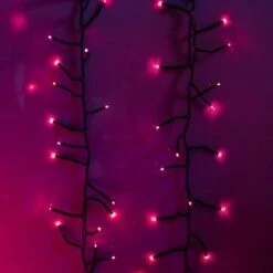 LED Cluster Light Set - 8 Function Memory Controller With Remote - 3 Sets Of 500 Bulbs - Magenta -Twinkly Trees Shop sl clu 500x3 8fc r 3