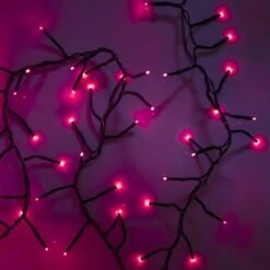 LED Cluster Light Set - 8 Function Memory Controller With Remote - 3 Sets Of 500 Bulbs - Magenta -Twinkly Trees Shop sl clu 500x3 8fc r 4