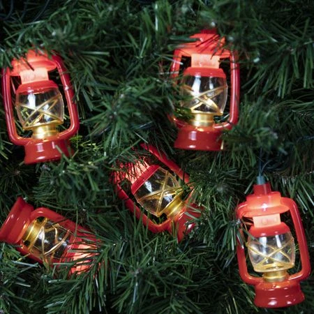 Kerosene Lamp Lights - 10 LEDs - Warm White 2 Kerosene Lamp Lights - 10 LEDs - Warm White - Image 2