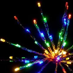18" Silver Twinkle Starburst - Multi-colored LED Lights -Twinkly Trees Shop sl tsb 12 m sl 2