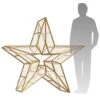 4' 3D LED Star Icon - Warm White