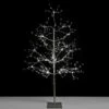 4' Silver Fairy Light LED Tree - 390 LEDs - Pure White