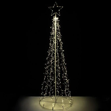 6' LED Lighted Tree - 8 Functions - Warm White 1 6' LED Lighted Tree - 8 Functions - Warm White