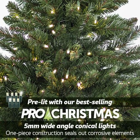 7.5' Indoor LED McKenzie Noble Fir Christmas Tree - Warm White 2 7.5' Indoor LED McKenzie Noble Fir Christmas Tree - Warm White - Image 2