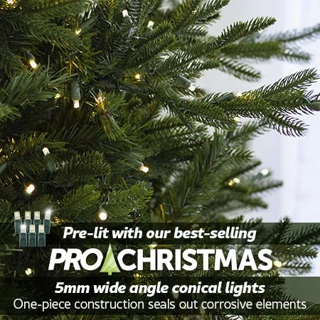 7.5' Indoor LED Mixed Foxtail Pine Christmas Tree - Warm White 2 7.5' Indoor LED Mixed Foxtail Pine Christmas Tree - Warm White - Image 2