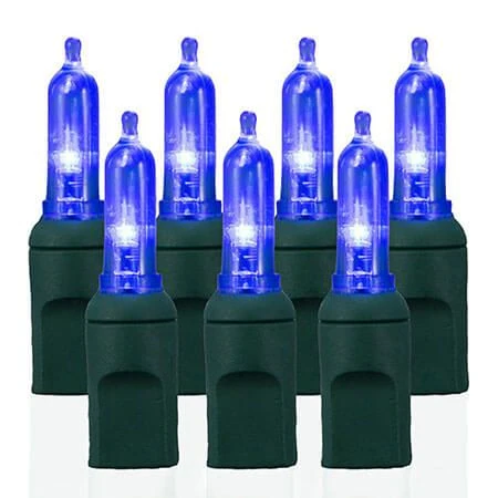 70 Light T5 Smooth Blue LED Christmas Lights 1 70 Light T5 Smooth Blue LED Christmas Lights