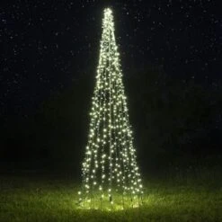 12' Standard Tree Of Lights - Warm White -Twinkly Trees Shop tol r12 ww stars