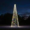 30' Commercial Tree Of Lights With LED Retrofit Bulbs - Multi