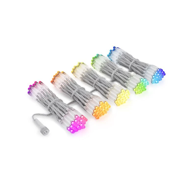 Twinkly Pro Curtain Lights - RGB Capsule - 250 Lights - 5 Drops - Transparent Wire 1 Twinkly Pro Curtain Lights - RGB Capsule - 250 Lights - 5 Drops - Transparent Wire