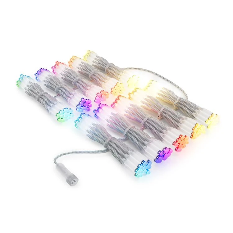Twinkly Pro Curtain Lights - RGBW Capsule - 250 Lights - 10 Drops - Transparent Wire 1 Twinkly Pro Curtain Lights - RGBW Capsule - 250 Lights - 10 Drops - Transparent Wire