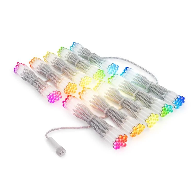 Twinkly Pro Curtain Lights - RGB Capsule - 250 Lights - 10 Drops - Transparent Wire 1 Twinkly Pro Curtain Lights - RGB Capsule - 250 Lights - 10 Drops - Transparent Wire