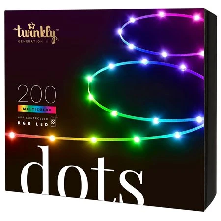 Twinkly RGB - Dots - 200L - Transparent Wire 2 Twinkly RGB - Dots - 200L - Transparent Wire - Image 2