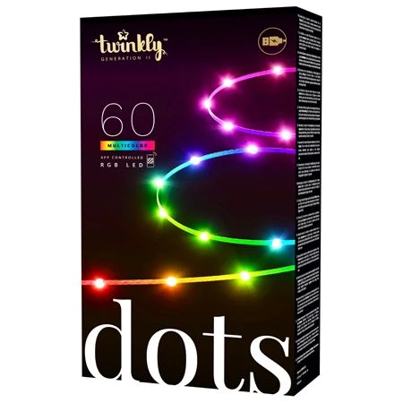Twinkly RGB - Dots - 60L - Transparent Wire 2 Twinkly RGB - Dots - 60L - Transparent Wire - Image 2