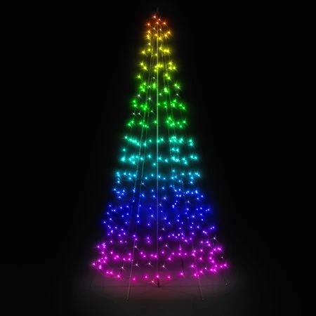 6.5' Twinkly Light Tree RGBW, 300L, Pole Included, Wifi 5 6.5' Twinkly Light Tree RGBW, 300L, Pole Included, Wifi - Image 5