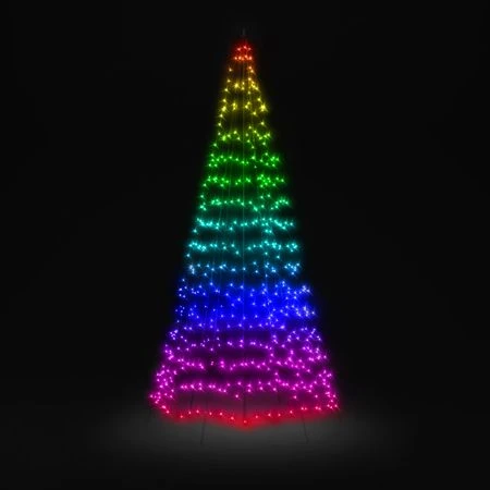 9.8' Twinkly Light Tree RGBW, 450L, Pole Included, Wifi 3 9.8' Twinkly Light Tree RGBW, 450L, Pole Included, Wifi - Image 3