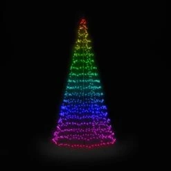 13' Twinkly Light Tree RGBW, 750L, Pole Included, Wifi -Twinkly Trees Shop twp750spp fx rainbow
