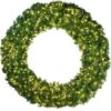 144" Deluxe Oregon Fir Wreath - Lit With Warm White LEDs