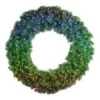 36" Twinkly Pro RGBW Deluxe Oregon Fir Wreath - Bow Option Available