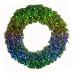 36" Twinkly Pro RGBW Deluxe Oregon Fir Wreath - Bow Option Available 7 36" Twinkly Pro RGBW Deluxe Oregon Fir Wreath - Bow Option Available -Twinkly Trees Shop w 48 dofl 6 twkprgbw 4