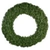 84" Unlit Deluxe Oregon Fir Wreath - Bow Option Available