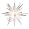 14" Moravian Star, White