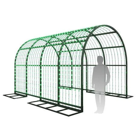 4' Walk Through Tunnel - LED - Green 1 4' Walk Through Tunnel - LED - Green